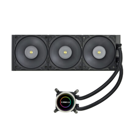 LIAN LI Galahad II Trinity Performance 360 RGB AIO Liquid CPU Cooler, Black, 3-fans, 2300rpm - 3000rpm