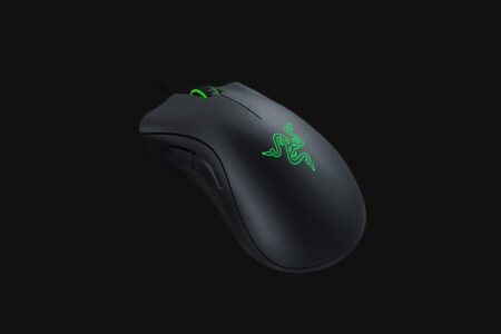 RAZER Deathadder Essential Ergonomic Wired Gaming Mouse, Black