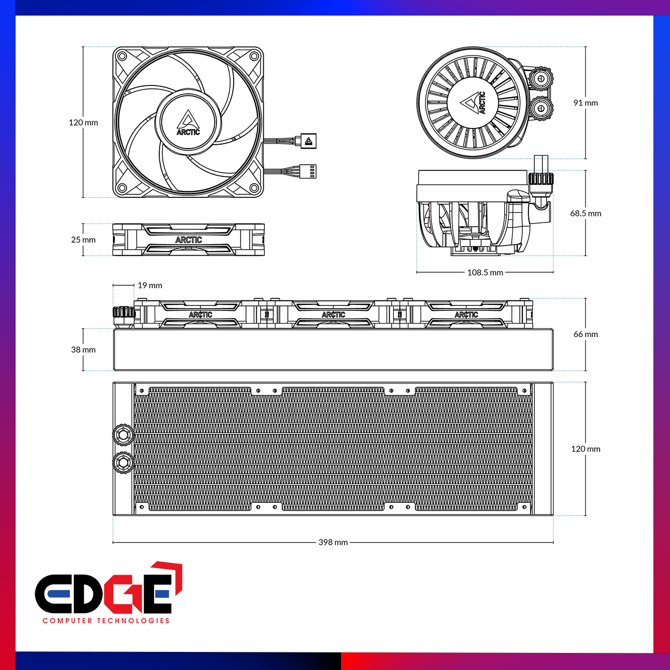 ARCTIC Liquid Freezer III Pro WH 08
