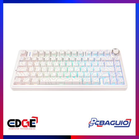 AULA F75 Gaming Mechanical RGB Keyboard White Contour