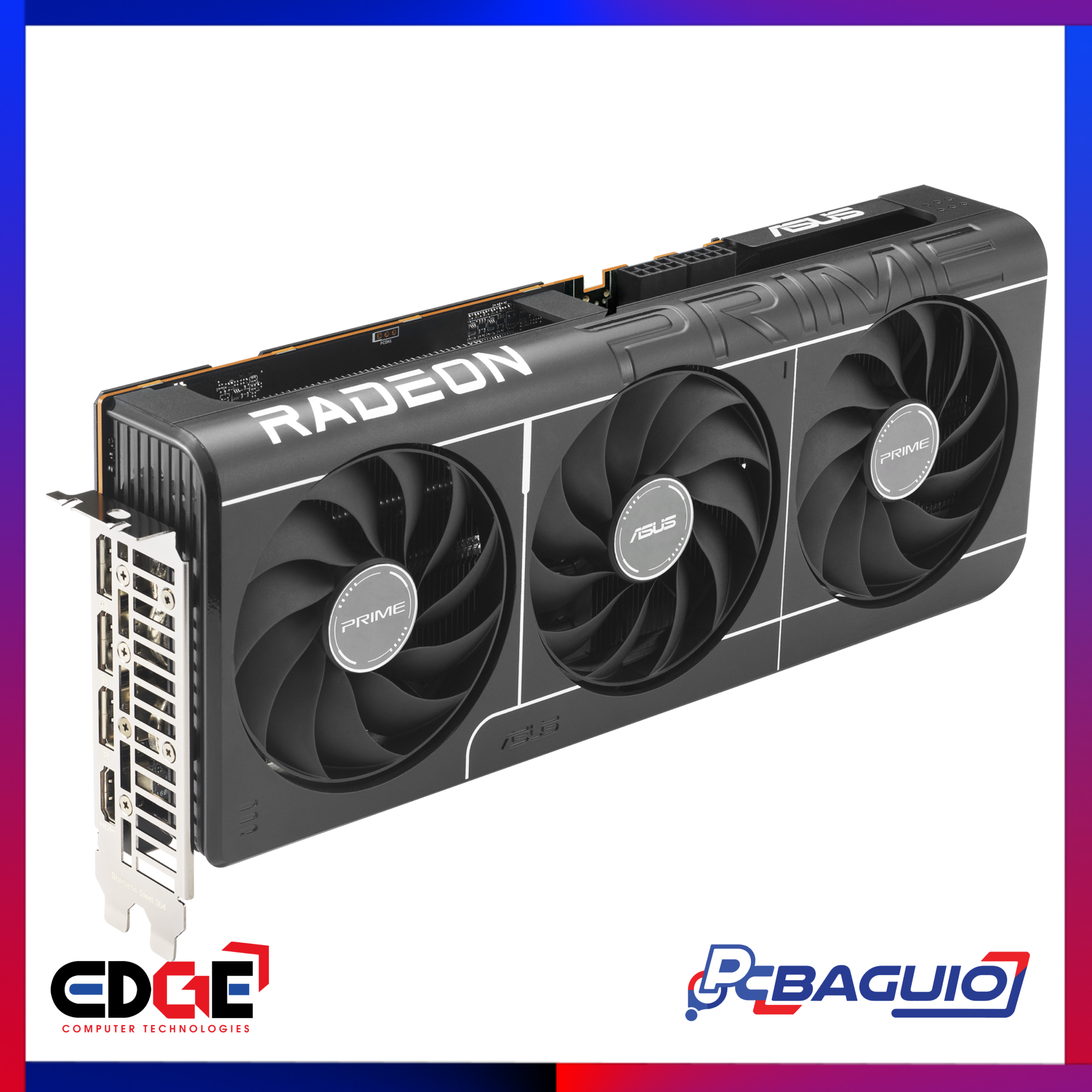 ASUS Prime RX 9070 OC Gaming GPU, 16GB GDDR6, Black 2