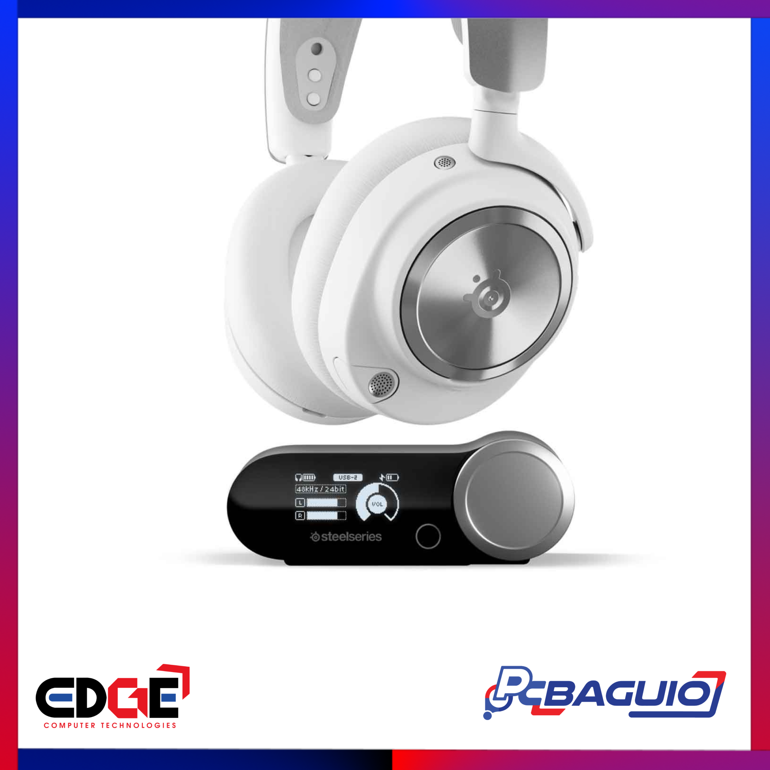 STEELSERIES Arctis Nova 5 Wireless Gaming Headset, White 4