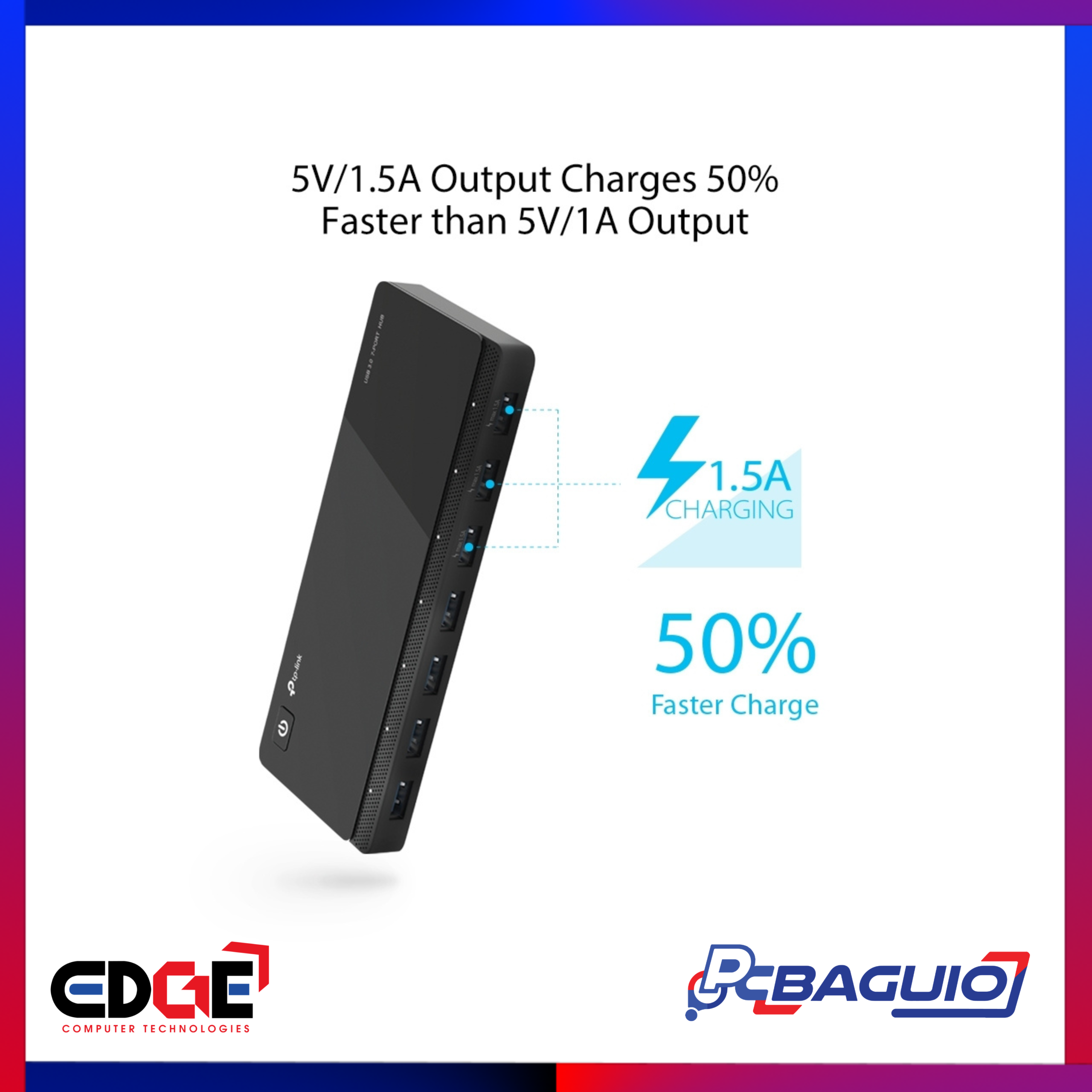 TPLINK UH700 USB 3.0 7-Port Portable USB Hub 4