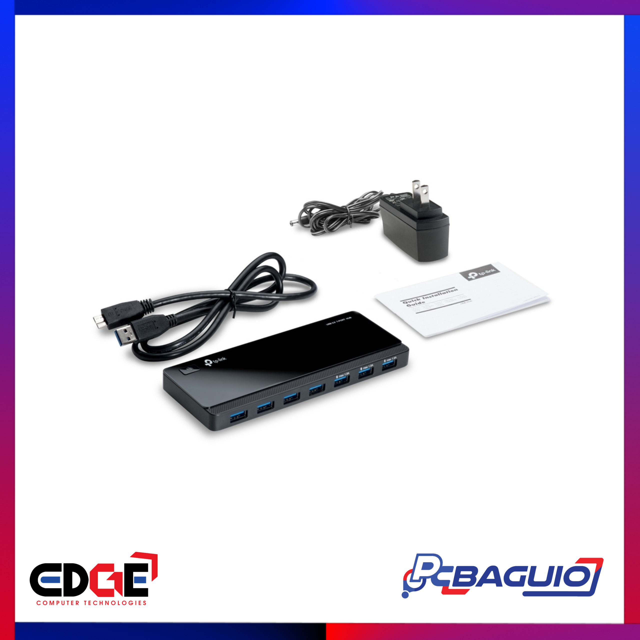 TPLINK UH700 USB 3.0 7-Port Portable USB Hub 5