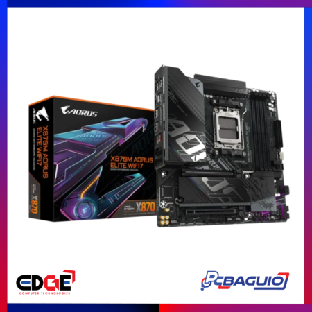GIGABYTE X870M Aorus Elite AMD Motherboard | AM5 DDR5 | WIFI7