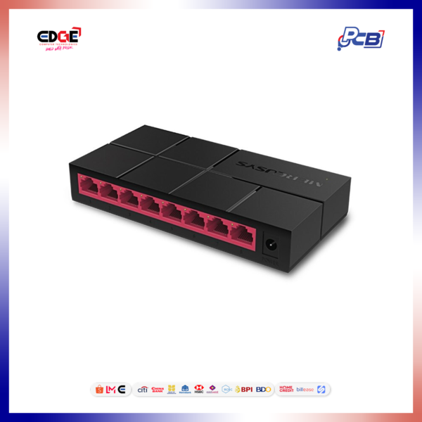 MERCUSYS MS108G | 8-Port 10/100/1,000 Mbps Desktop Switch – EDGE ...