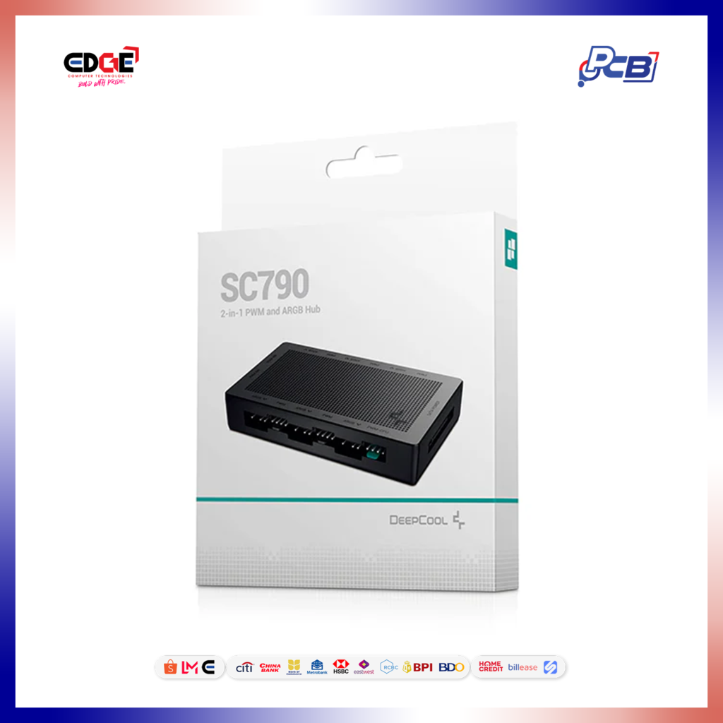 DEEPCOOL SC790 2-IN-1 PWM & RGB Hub | Black – EDGE Computer Technologies