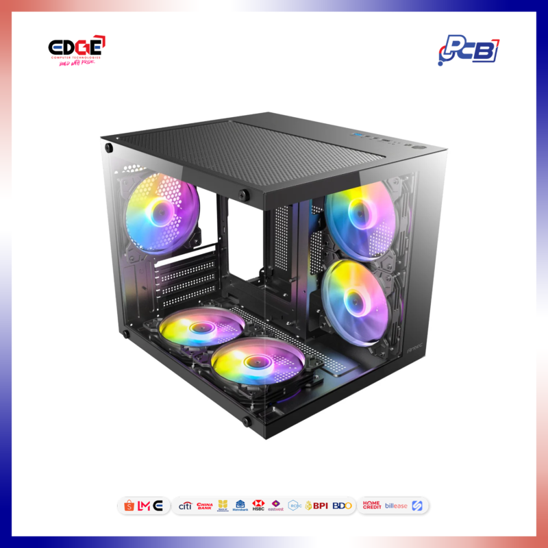 ANTEC VCX10M RGB mATX Mini Tower PC Case | High Airflow Mesh | 3 RGB ...
