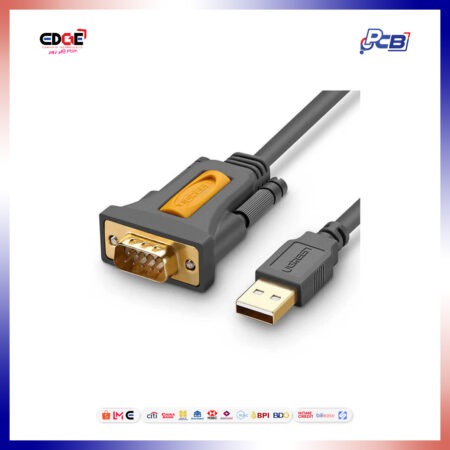 1.5mtrs, UGREEN CR104/20201 USB to DB9 RS-232 Adapter Cable