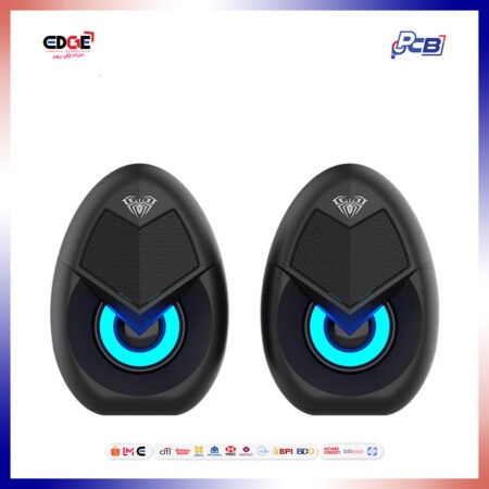AULA Wind N-69 Wired Gaming Speaker, Black