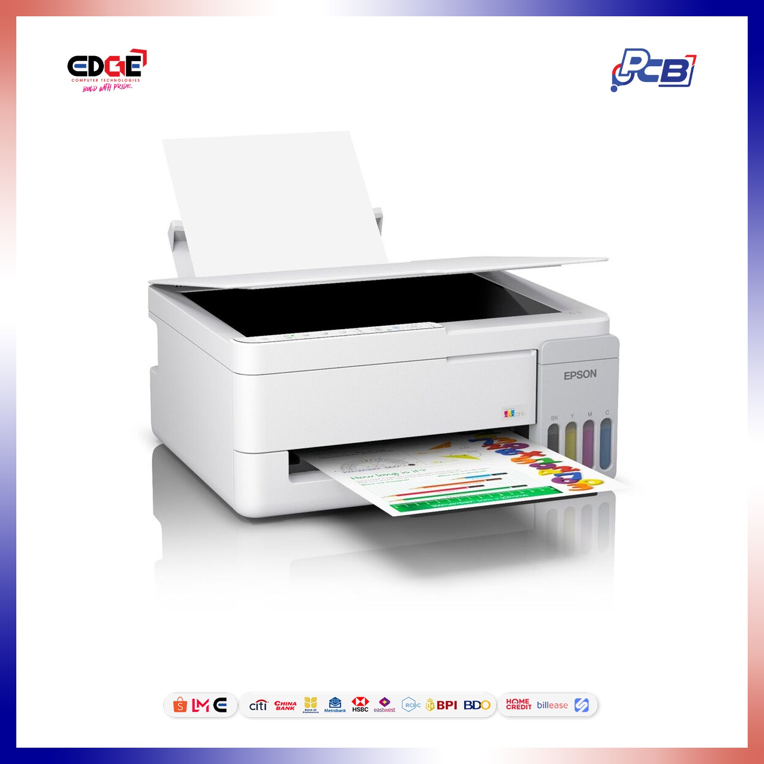 EPSON EcoTank L3356 A4 Wi-Fi All in One Tank Printer - Image 3