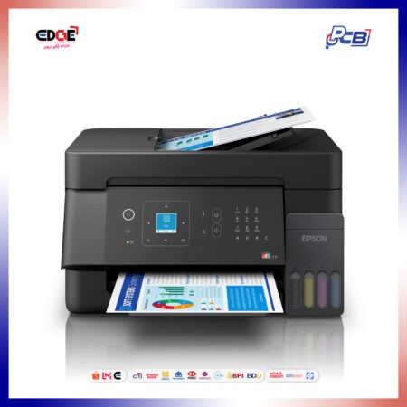 EPSON EcoTank L5390 A4 Compact Multifunction Wi-Fi Printer with Fax, ADF Printer