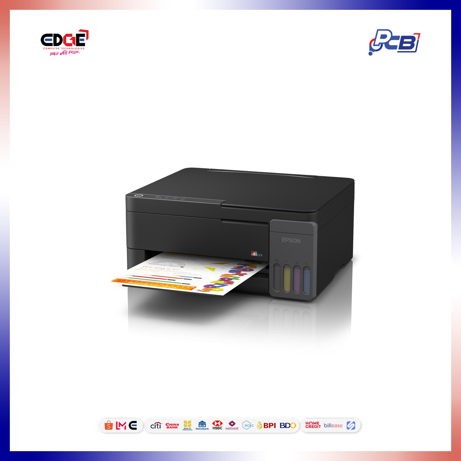 EPSON EcoTank L3310 A4 All in One Tank Printer - Image 3