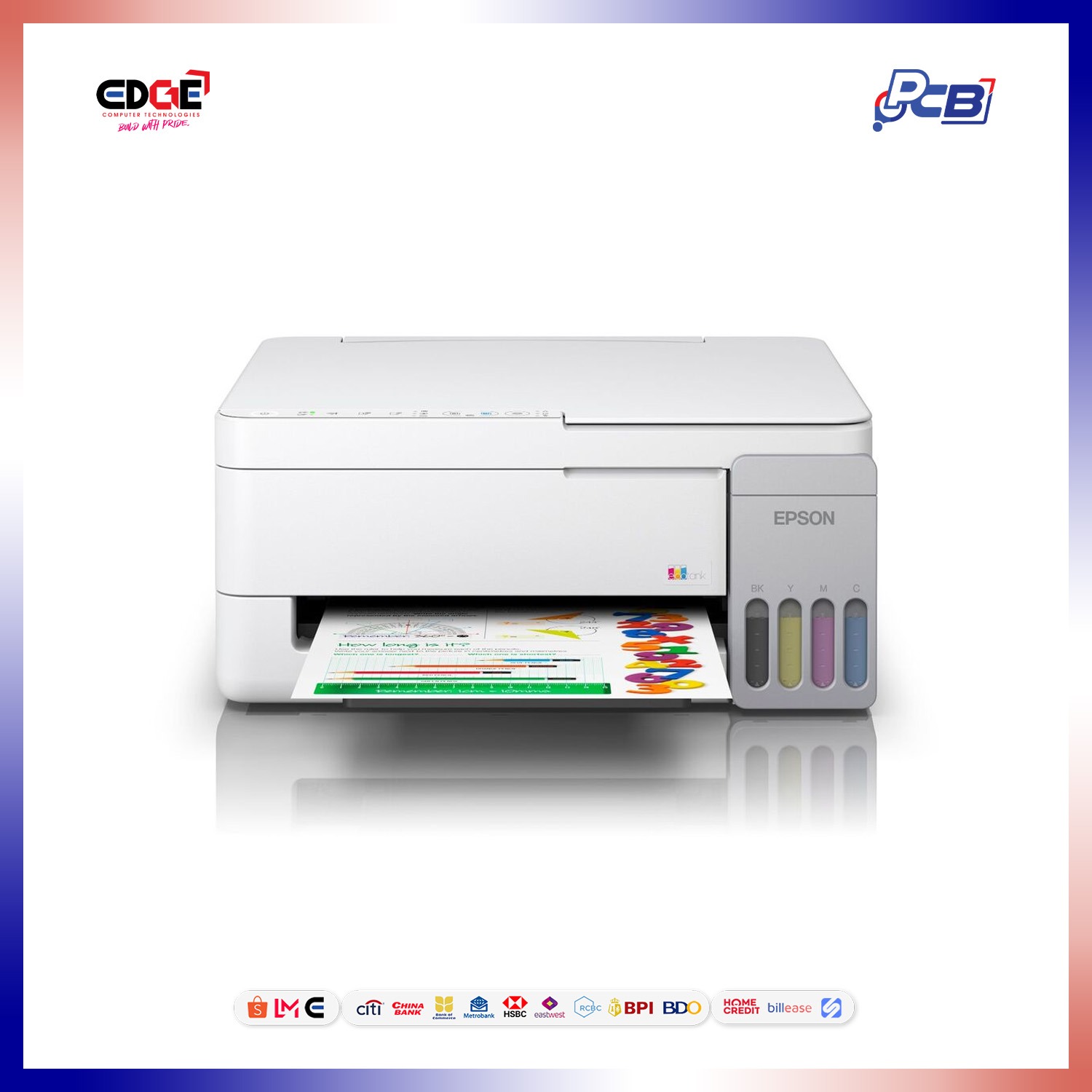 EPSON EcoTank L3356 A4 Wi-Fi All in One Tank Printer