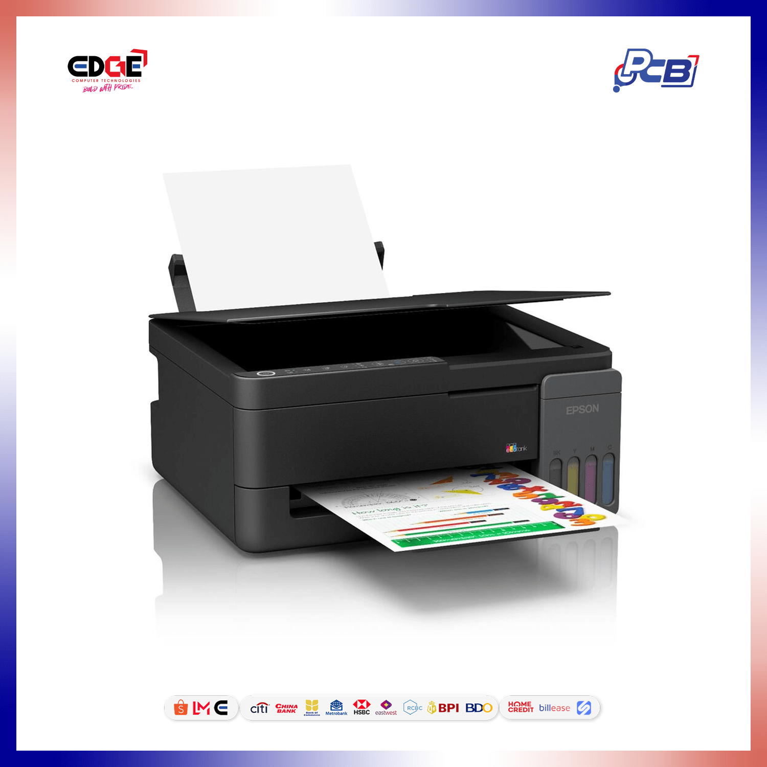 EPSON EcoTank L3350 A4 Wi-Fi All in One Tank Printer - Image 4