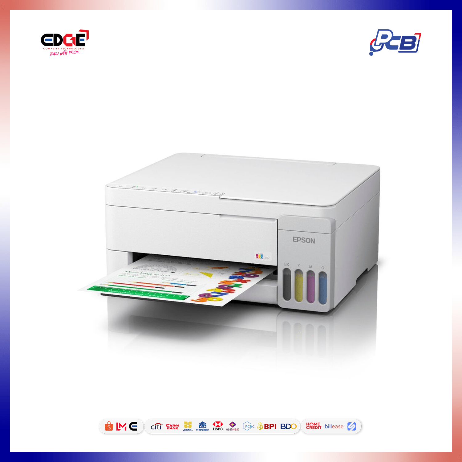 EPSON EcoTank L3356 A4 Wi-Fi All in One Tank Printer - Image 4