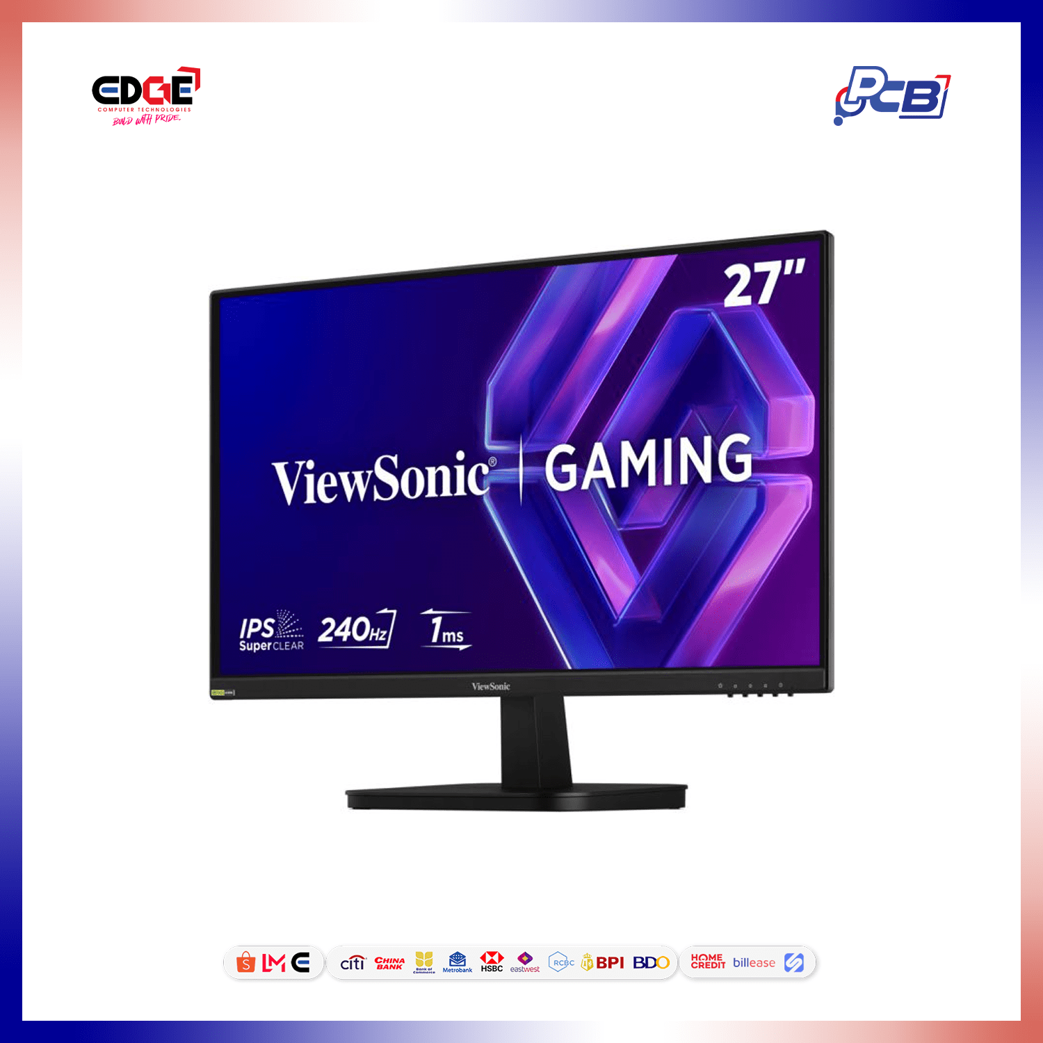 VIEWSONIC VX27G30 27" Gaming Monitor | FHD 1920 x 1080 IPS | 1ms 240Hz - Image 6
