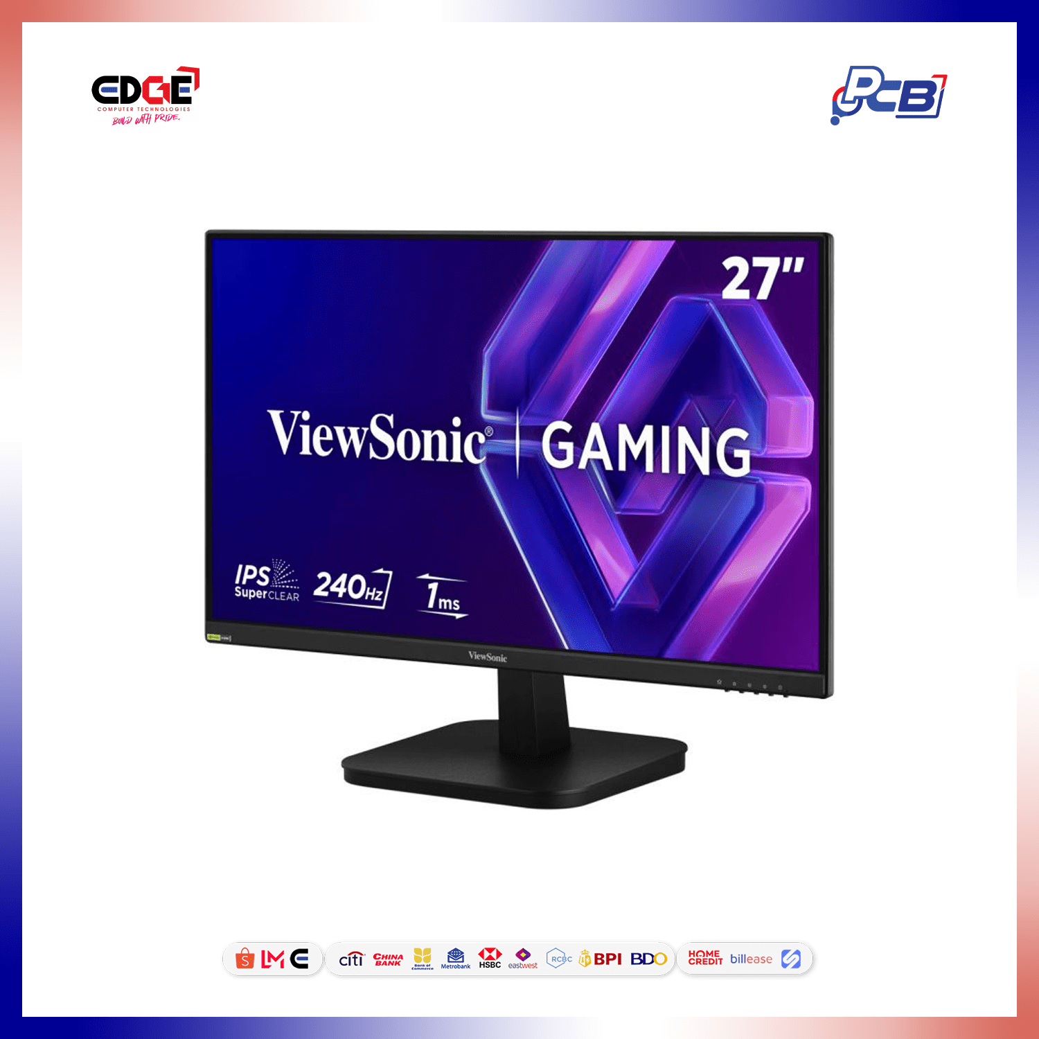 VIEWSONIC VX27G30 27" Gaming Monitor | FHD 1920 x 1080 IPS | 1ms 240Hz - Image 7