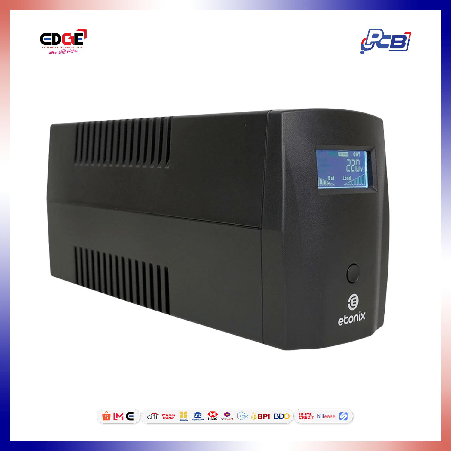 ETONIX ENIT 1500LI LCD UPS | Line Interactive | 1500VA/720W - Image 3