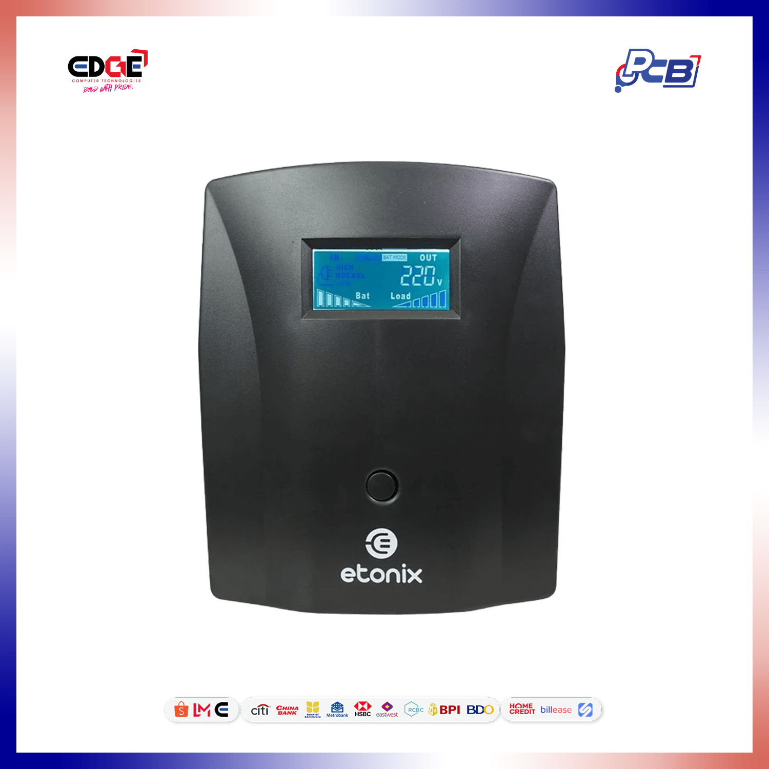 ETONIX ENIT 1500LI LCD UPS | Line Interactive | 1500VA/720W