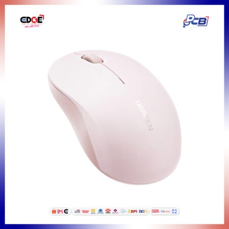UGREEN M331/65625 Multi-mode Wireless Mouse, 4000 DPI, Pink