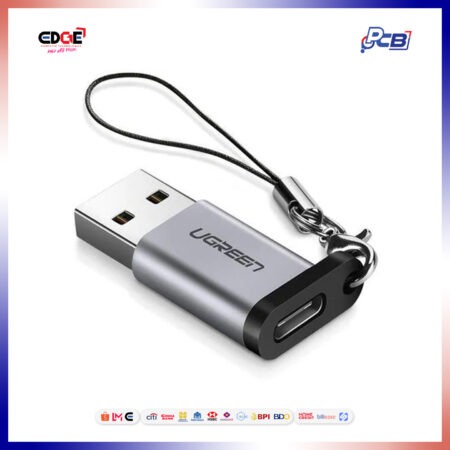 UGREEN US276/50533 USB-A to USB-C M/F Adapter, Gray