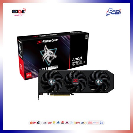 POWERCOLOR Hellhound RX 9060XT GPU, 16GB GDDR6