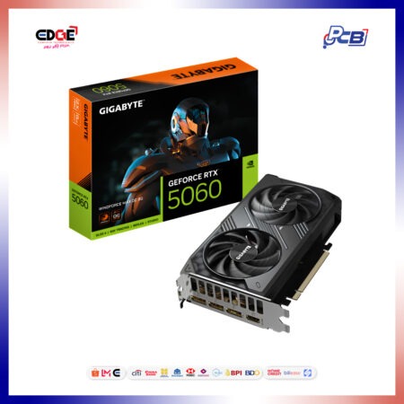 GIGABYTE RTX 5060 Windforce Max OC GPU, 8GB GDDR7