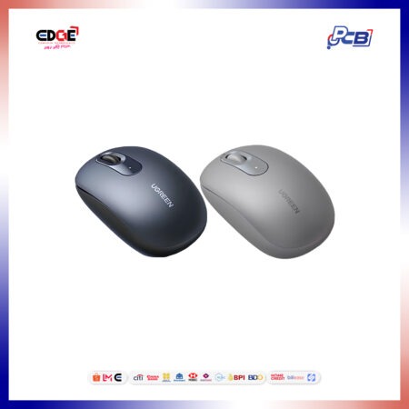 UGREEN HM102/75991 Multi-mode Wireless Mouse, 1600 DPI, (Blue, Grey)