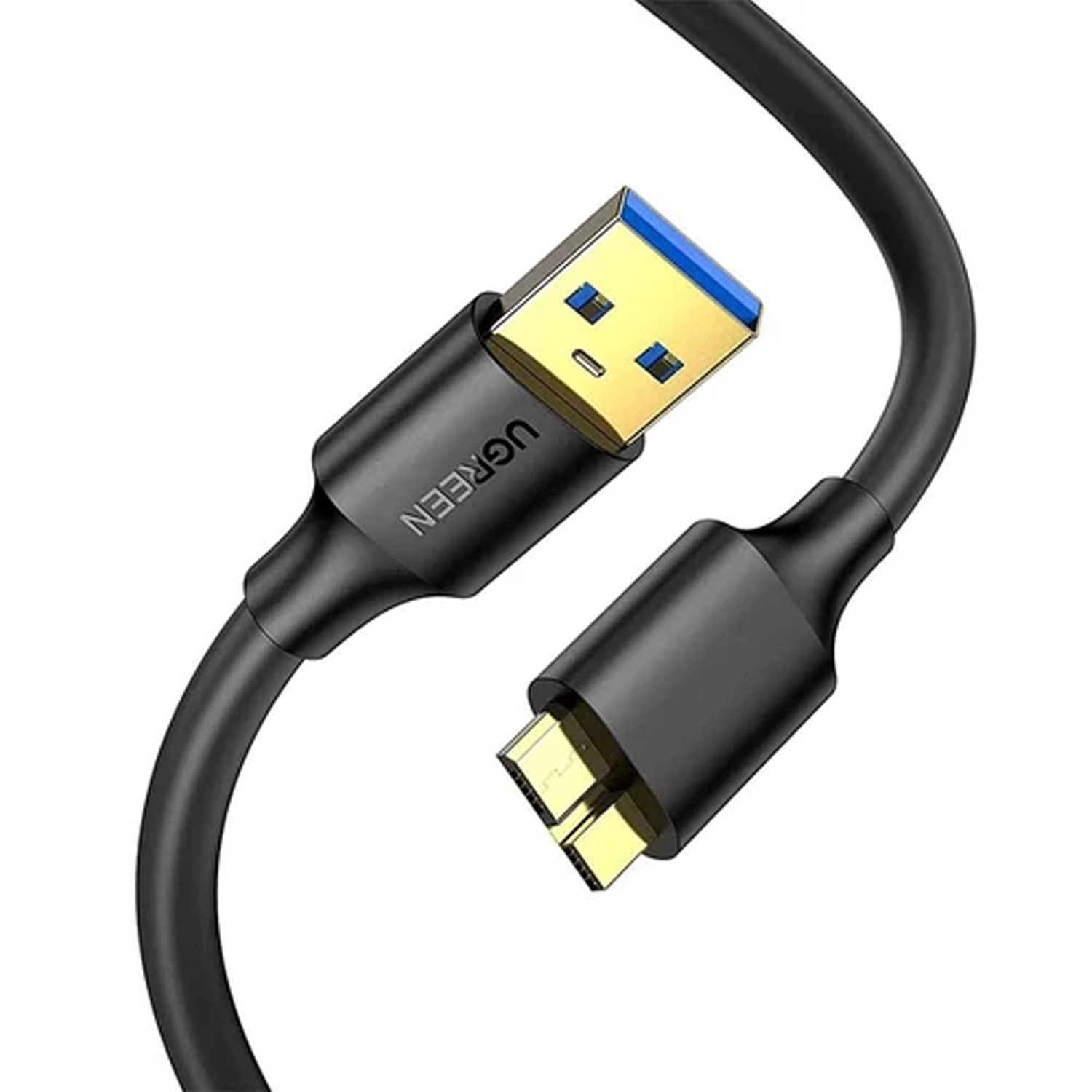 1mtr, UGREEN US130/10841 USB-A to Micro USB Charging Cable, Black - Image 2
