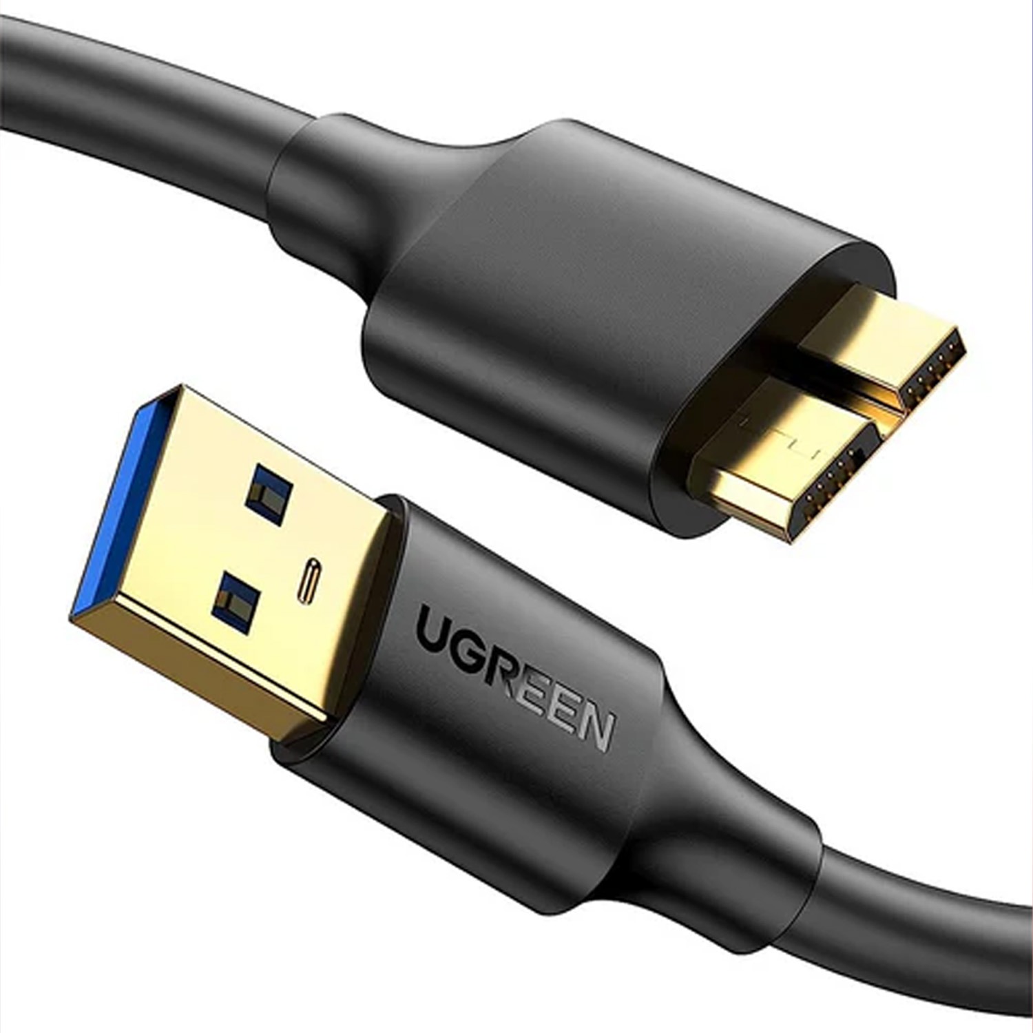 1mtr, UGREEN US130/10841 USB-A to Micro USB Charging Cable, Black - Image 3