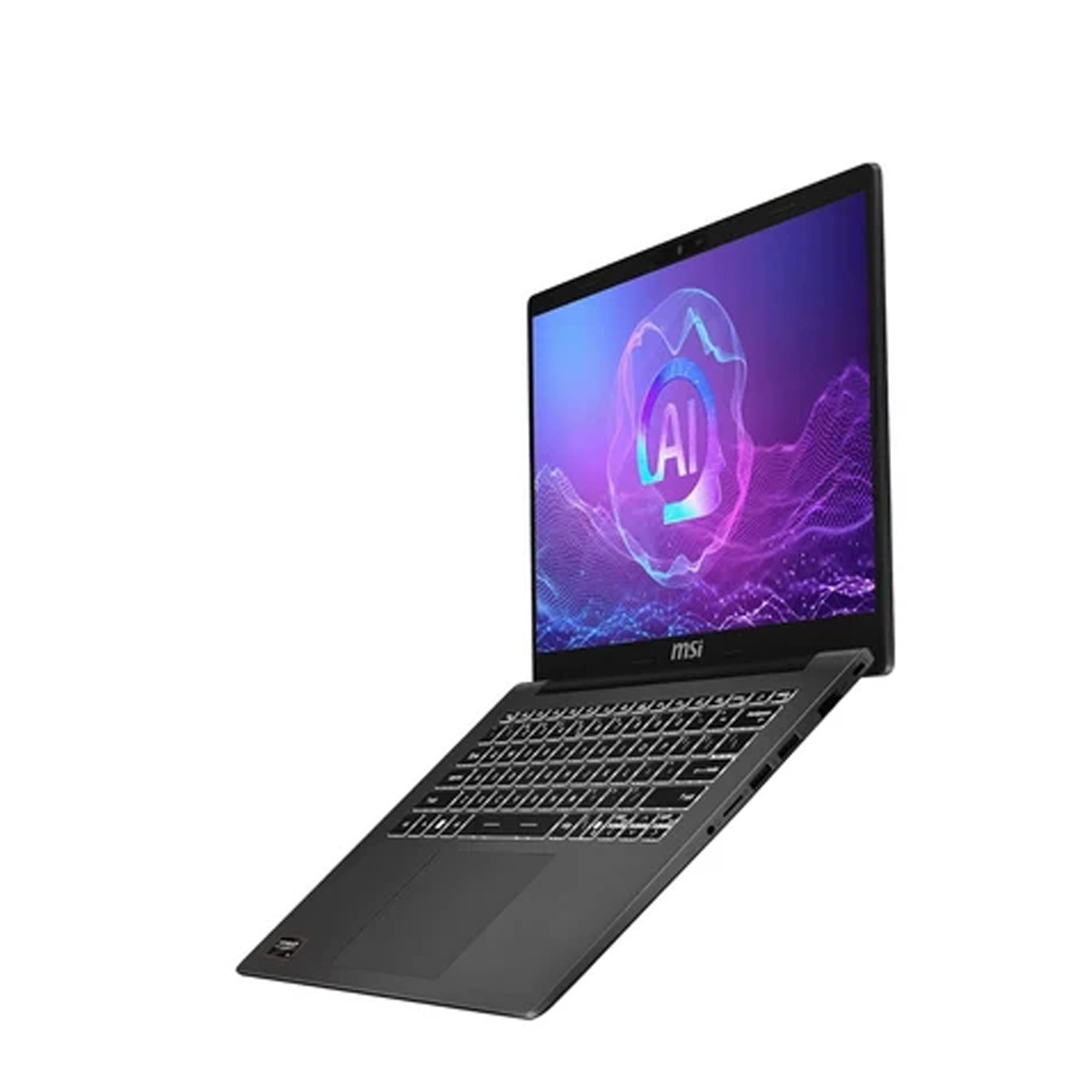 MSI Modern A14 AI+ F3HMG Laptop, AI+ F3HMG-035PHNN, AMD Ryzen AI 5 330, Radeon 800M Graphics, 14" FHD 60Hz, Platinum Gray - Image 4
