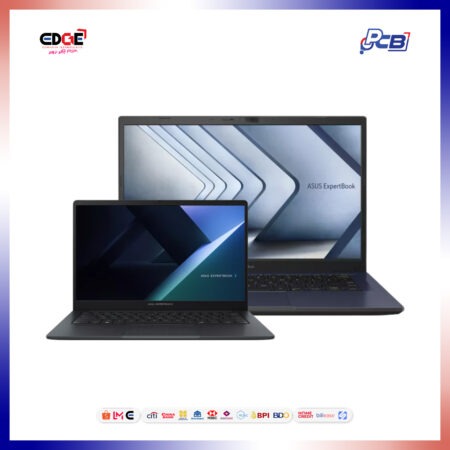 ASUS ExpertBook Laptop, B1403CVA-S62310X, Intel Core i7-1355U, Intel Iris XE Graphics, 14" FHD WV, Gentle Grey
