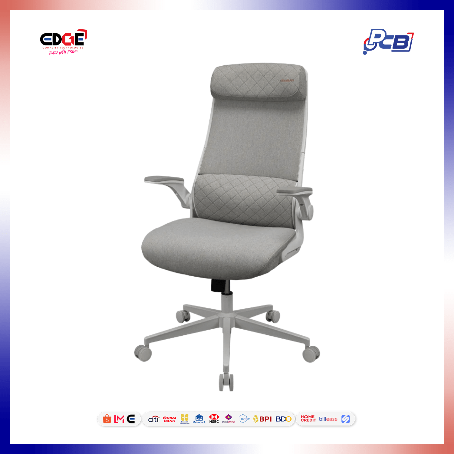 COUGAR Stryder CGR-STD-ASW Gaming Chair (White, Gray) - Image 14
