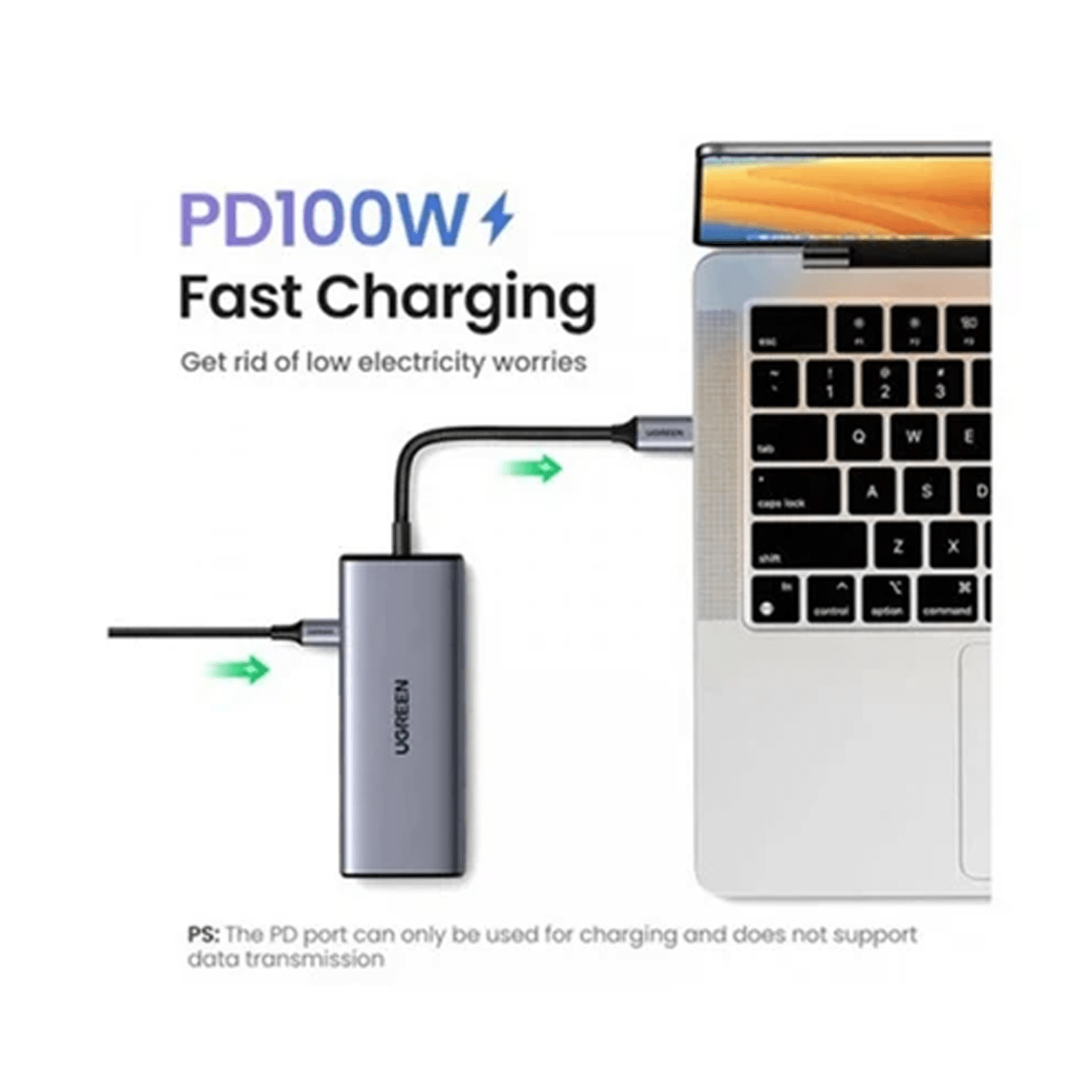 UGREEN CM498/35897 4K/30hz 7-in-1 USB-C Hub - Image 6