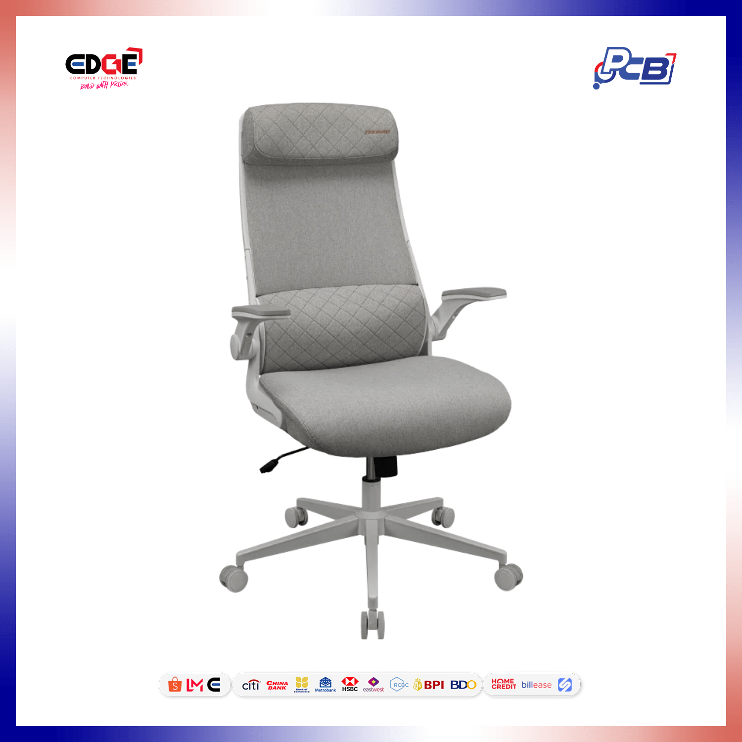 COUGAR Stryder CGR-STD-ASW Gaming Chair (White, Gray) - Image 13