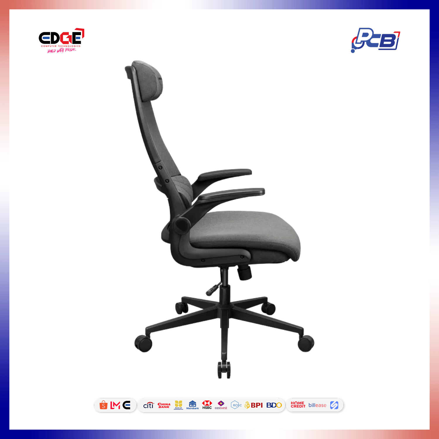 COUGAR Stryder CGR-STD-ASW Gaming Chair (White, Gray) - Image 4