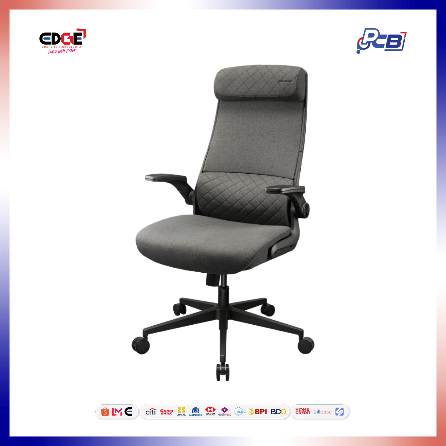 COUGAR Stryder CGR-STD-ASW Gaming Chair (White, Gray) - Image 7