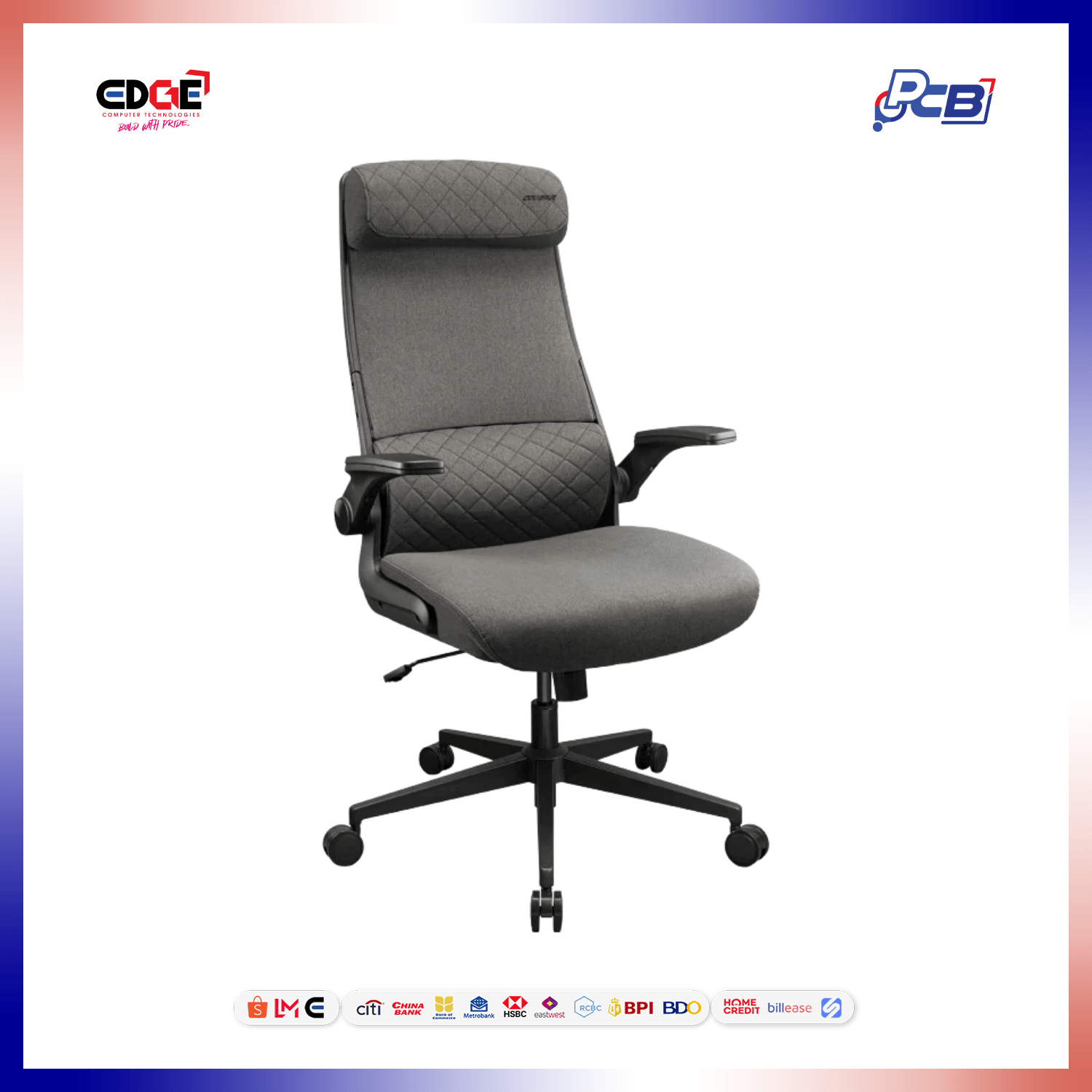 COUGAR Stryder CGR-STD-ASW Gaming Chair (White, Gray) - Image 6