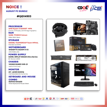 QID-14903 | NOICE ! | AUG 2026 R5 5600GT Productivity Bundle Set