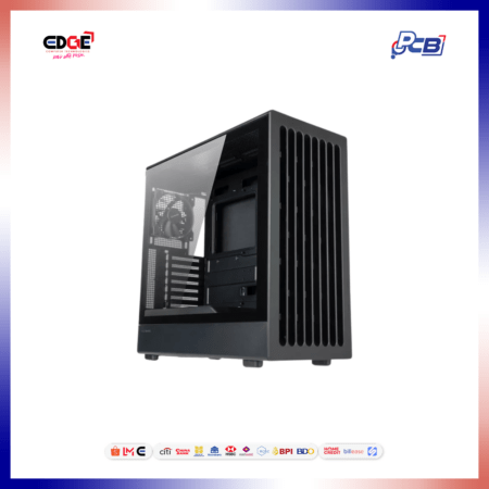TECWARE Titan TG PC Chassis, TWCA-TITAN-BK, 3*120mm Non-ARGB Fans, Black