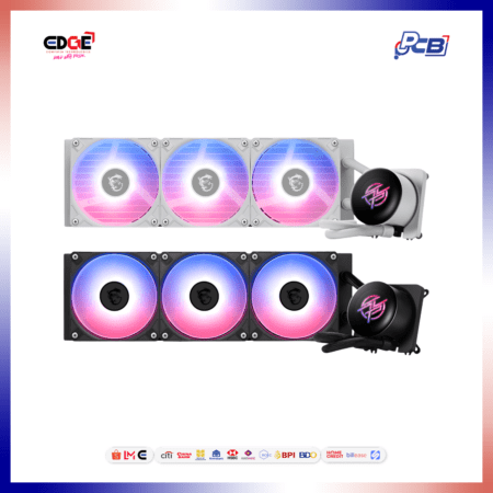 MSI MPG Coreliquid | P13 360 306-7ZWGA21-L80, P13 360 306-7ZWGA11-L80 | Gen2 ARGB AIO Liquid Cooler, 3-fans, 3400-340 RPM (White, Black)