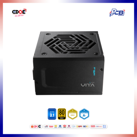 650W, FSP VITA GM PSU, 80+ Gold, Fully Modular, Black