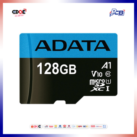 128GB, ADATA AUSDX128GUICL10A1-RA1 microSDXC Card with Adapter