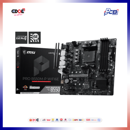 MSI B550M-P WIFI6E MOBO, AM4