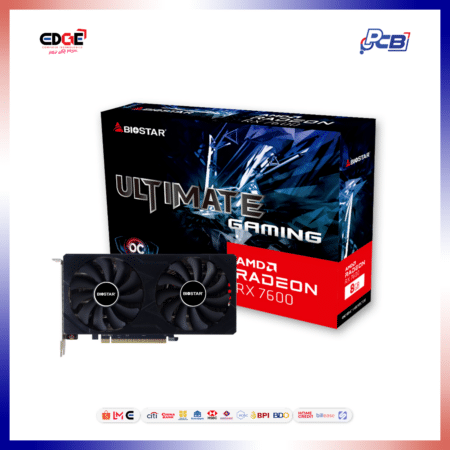 BIOSTAR Ultimate RX 7600 OC GPU, 8GB 128bit GDDR6