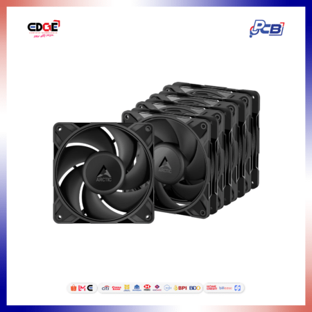 ARCTIC P12 Pro PST 5-pack Case Cooler, Black