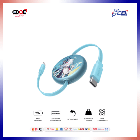 1mtr, UGREEN Nexode L531/65904SR USB-C to USB-C PD Fast Charging Retractable Cable, Honkai Startrail Series