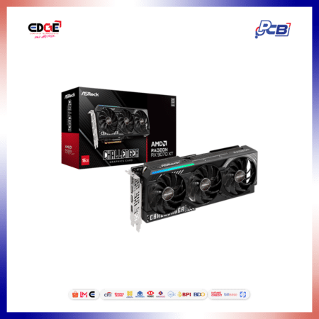 ASROCK Challenger RX 9070XT GPU, 16GB GDDR6