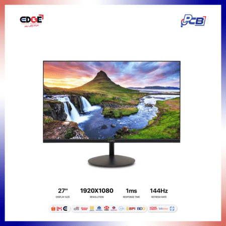 27", AOPEN 27SA3 P1bi Monitor, 1920x1080 FHD In-plane Switching, 144Hz Vision Care, SA3 Series